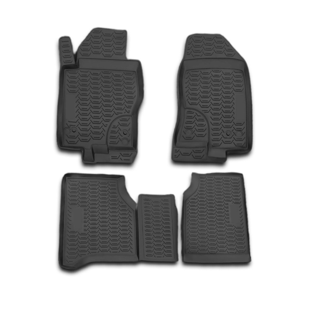 Nissan Frontier Floor Mats - Omac - Rubber TPE - Black - '05-'21